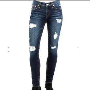 True Religion Sequined skinny jeans